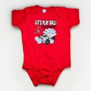 Arizona Diamondbacks Baby Bodysuit 12 Months MLB Baseball Red Snap
